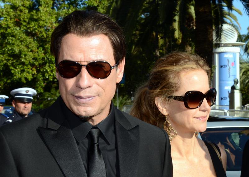 John  Travolta and his wife Kelly Preston. 